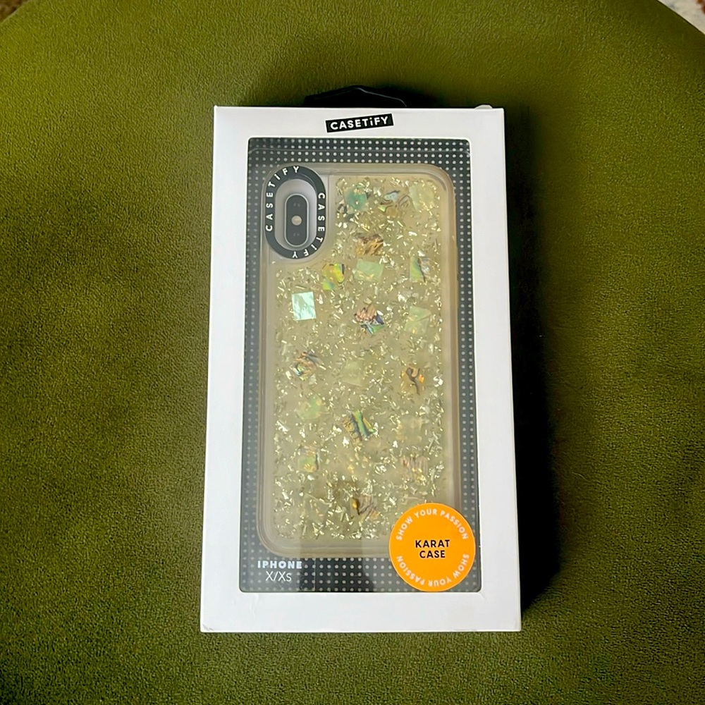 Cassidy iPhone X/Xs Gold Karat Case